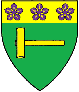 heraldic device for Jorunn Nalbinder
