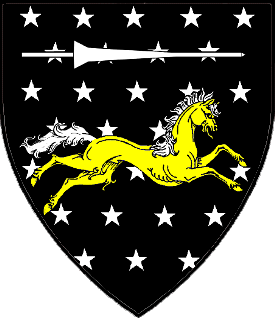 heraldic device for Donwenna la Mareschale
