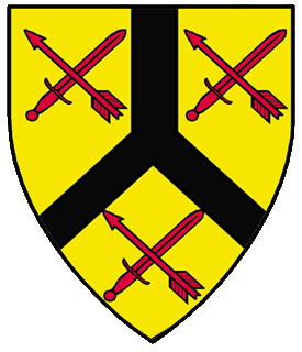 heraldic device for Andras Truemark