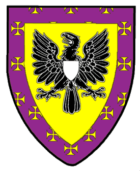 heraldic device for Alaricus Simmonds