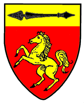 heraldic device for Catelin Spenser