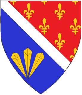 heraldic device for Guiote de Bourgogne